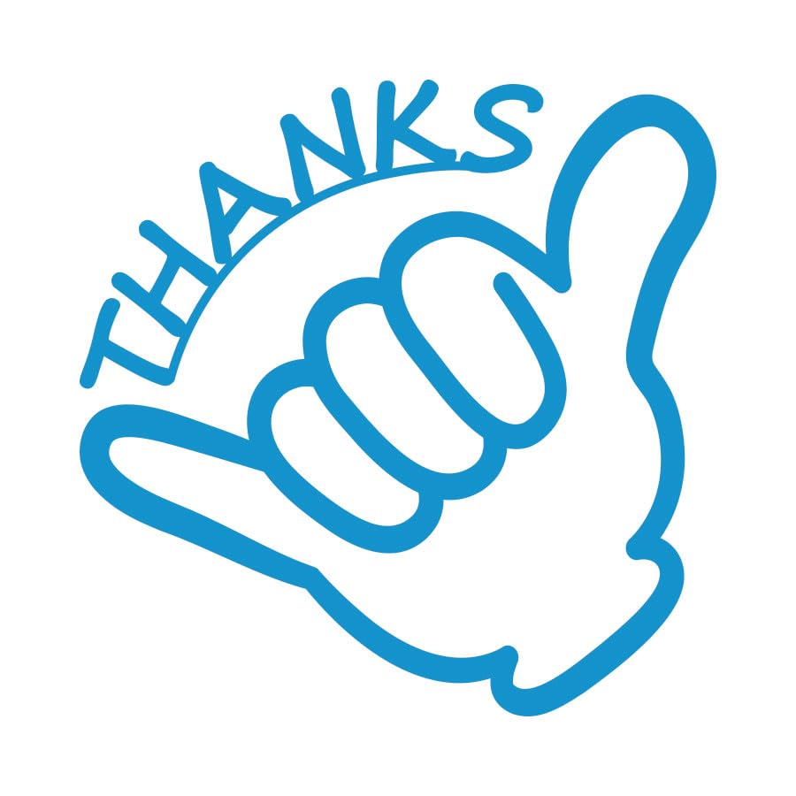 Amazon.co.jp: THANKS サンクス ハンドサイン 指マーク シール